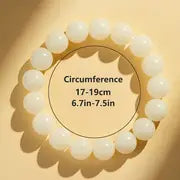 White Bead Bracelet
