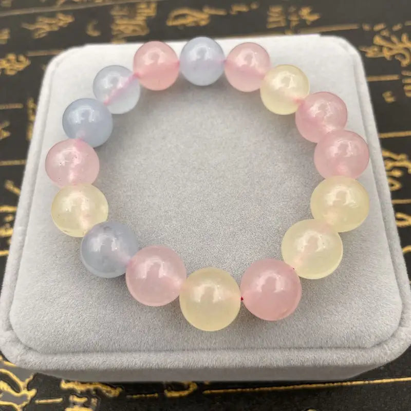 Morganite Stone Bracelet