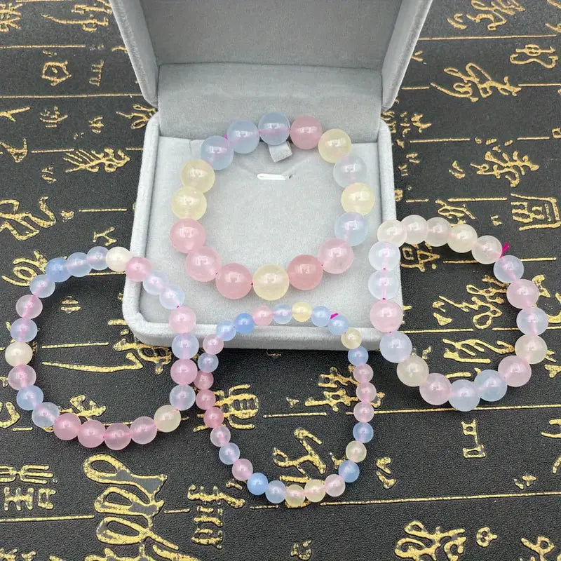Morganite Stone Bracelet