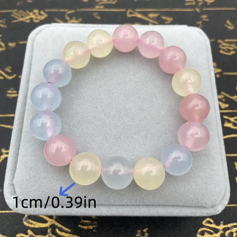 Morganite Stone Bracelet
