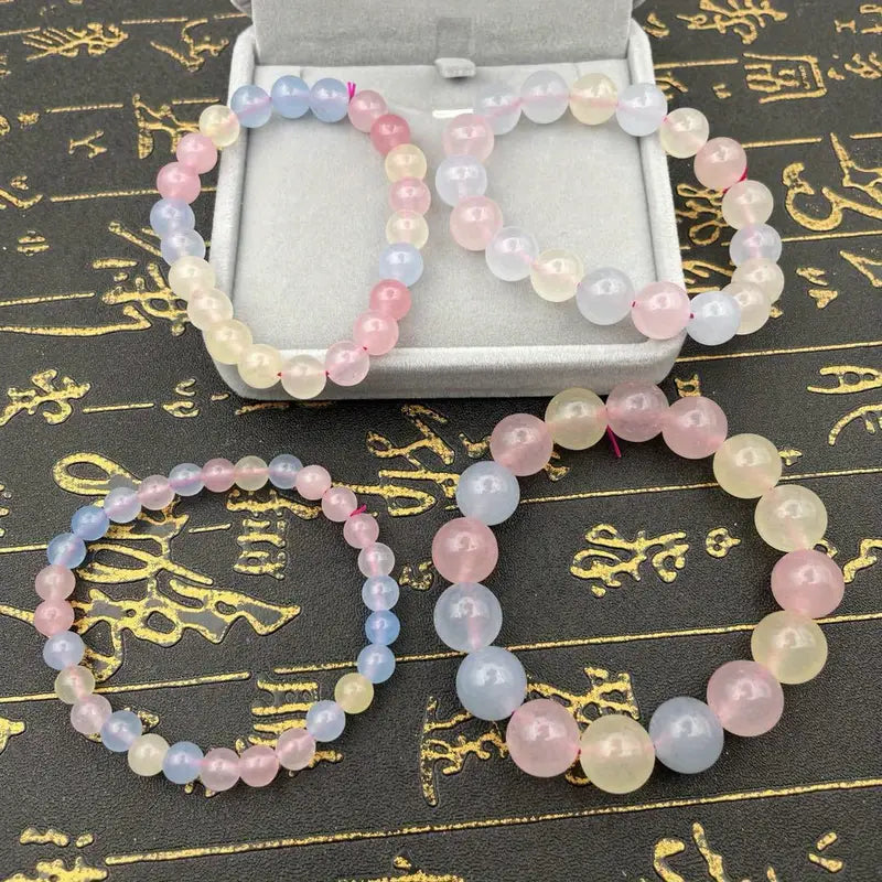 Morganite Stone Bracelet
