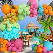 50pcs Tropical Pool Party Balloons Set