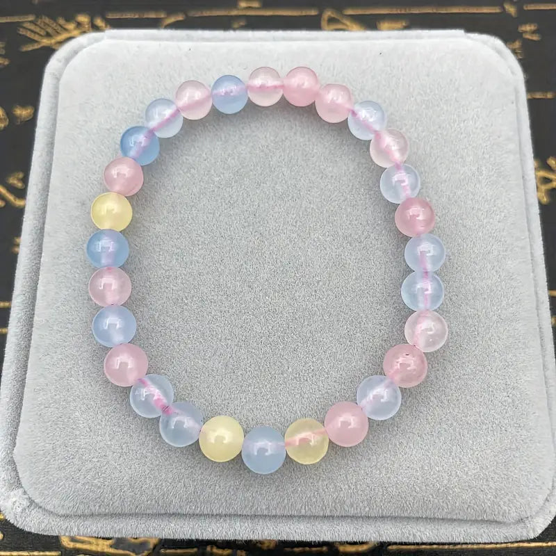 Morganite Stone Bracelet