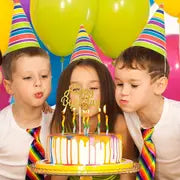 40pcs Glitter Happy Birthday Cake Toppers