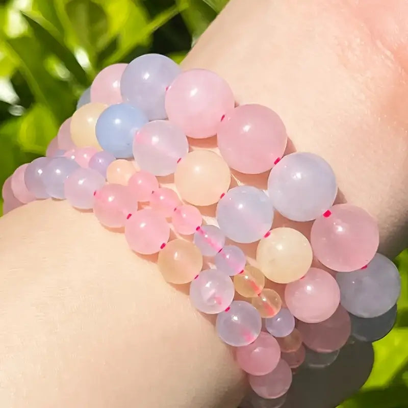 Morganite Stone Bracelet