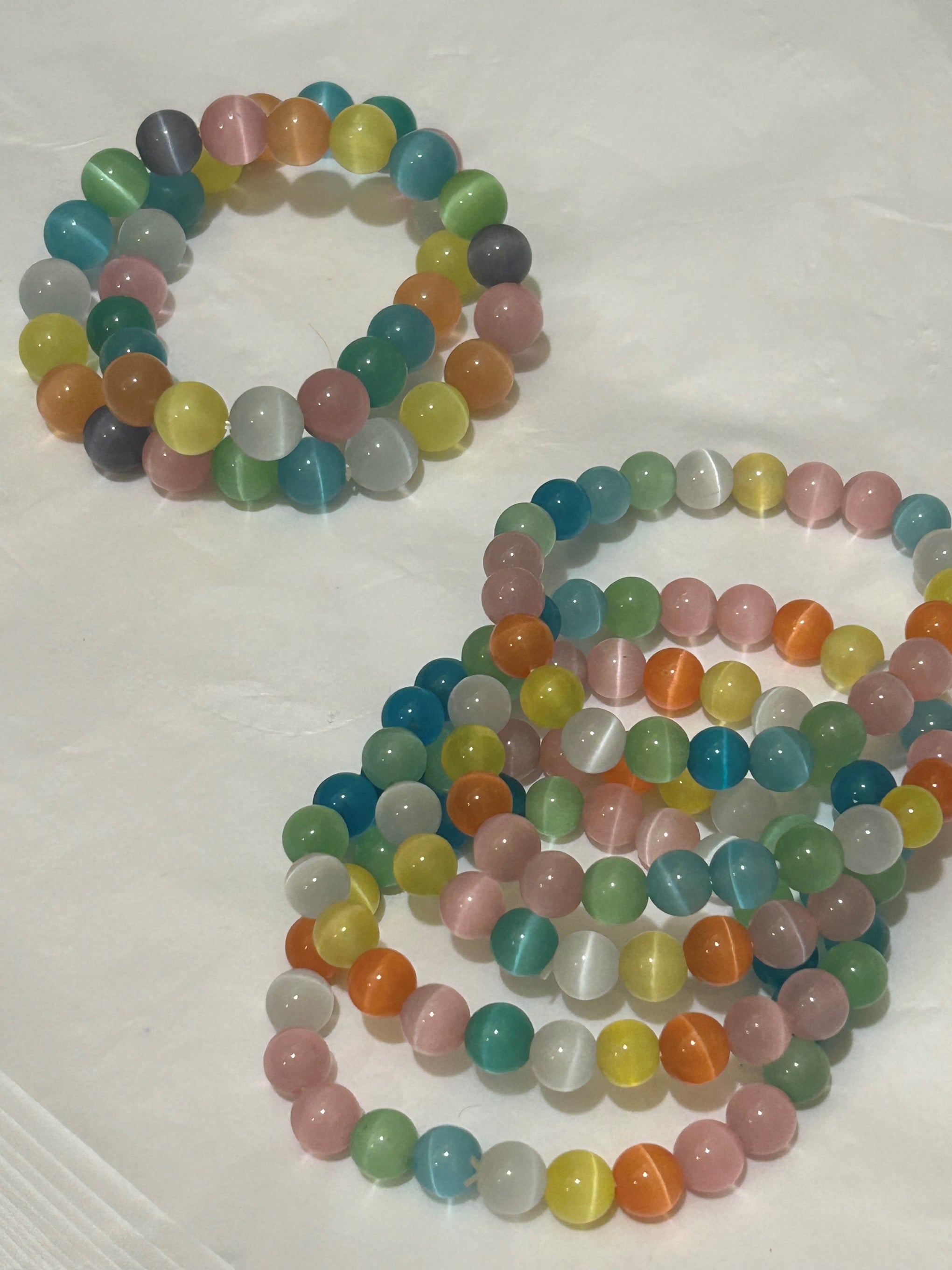 Natural Stone Bead Bracelet 7mm/10mm