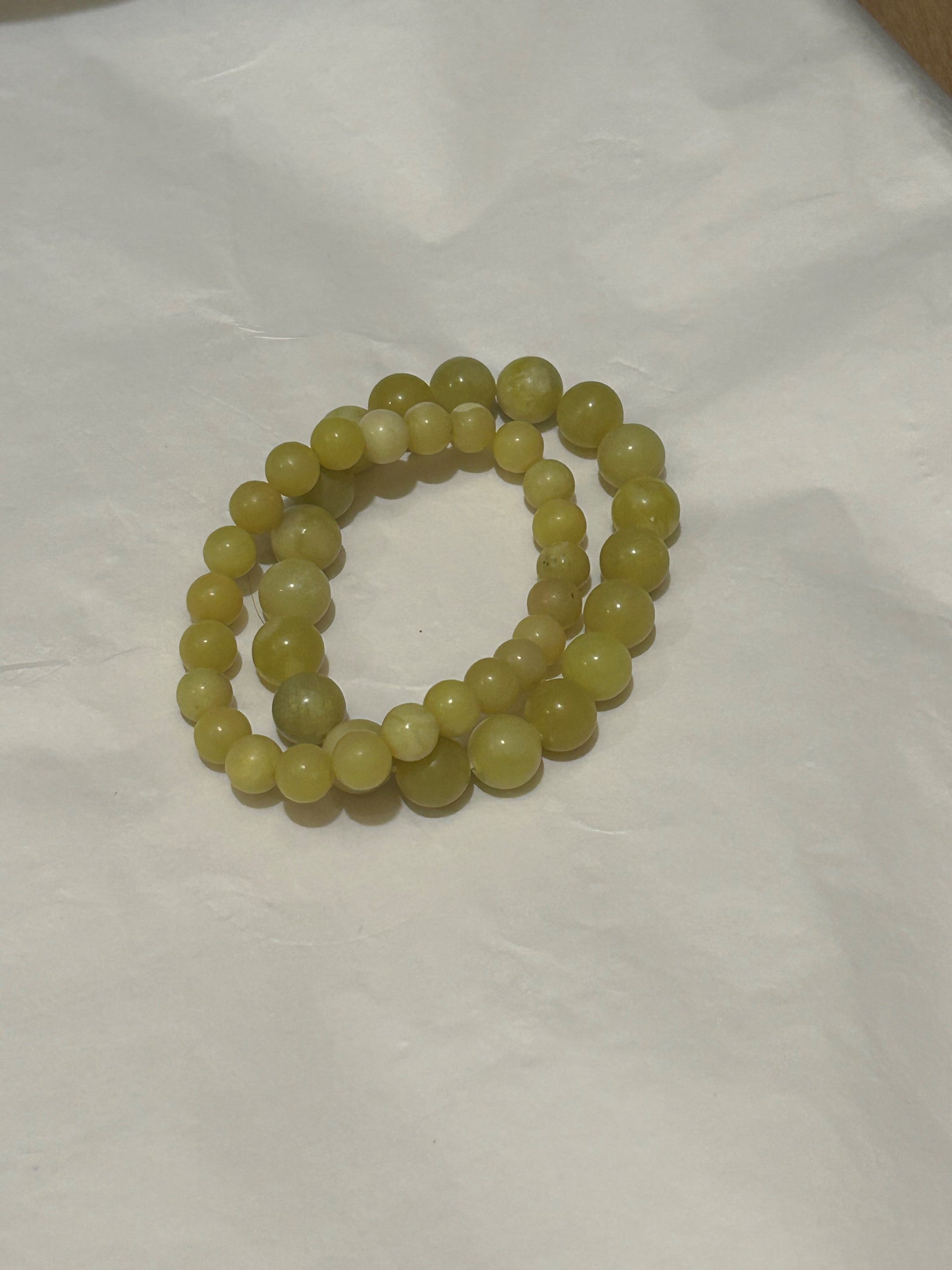 Golden Jade Duo Bracelet Set