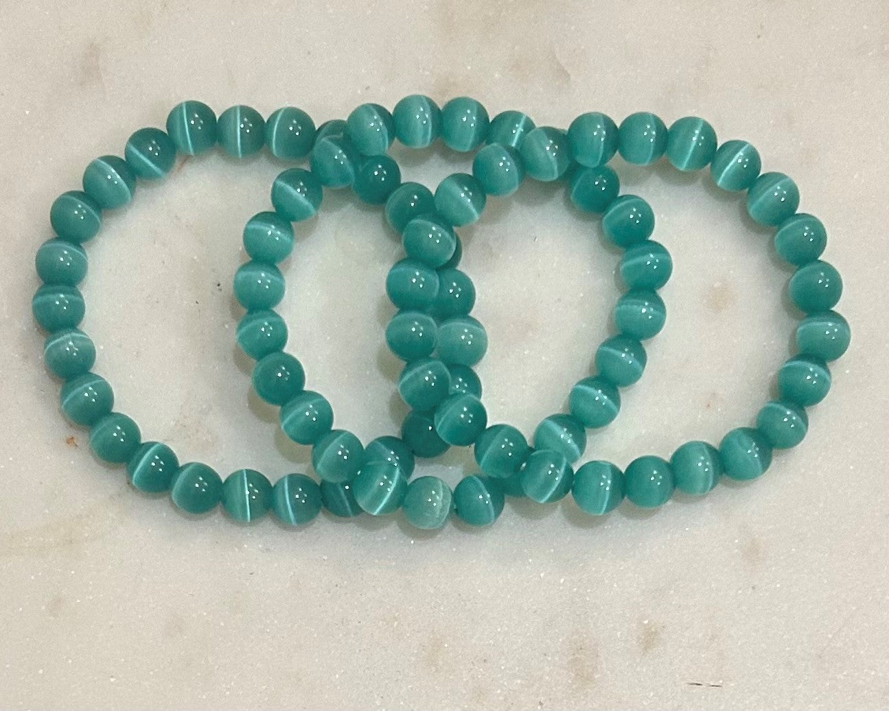 Cat’s Eye Bead Bracelet