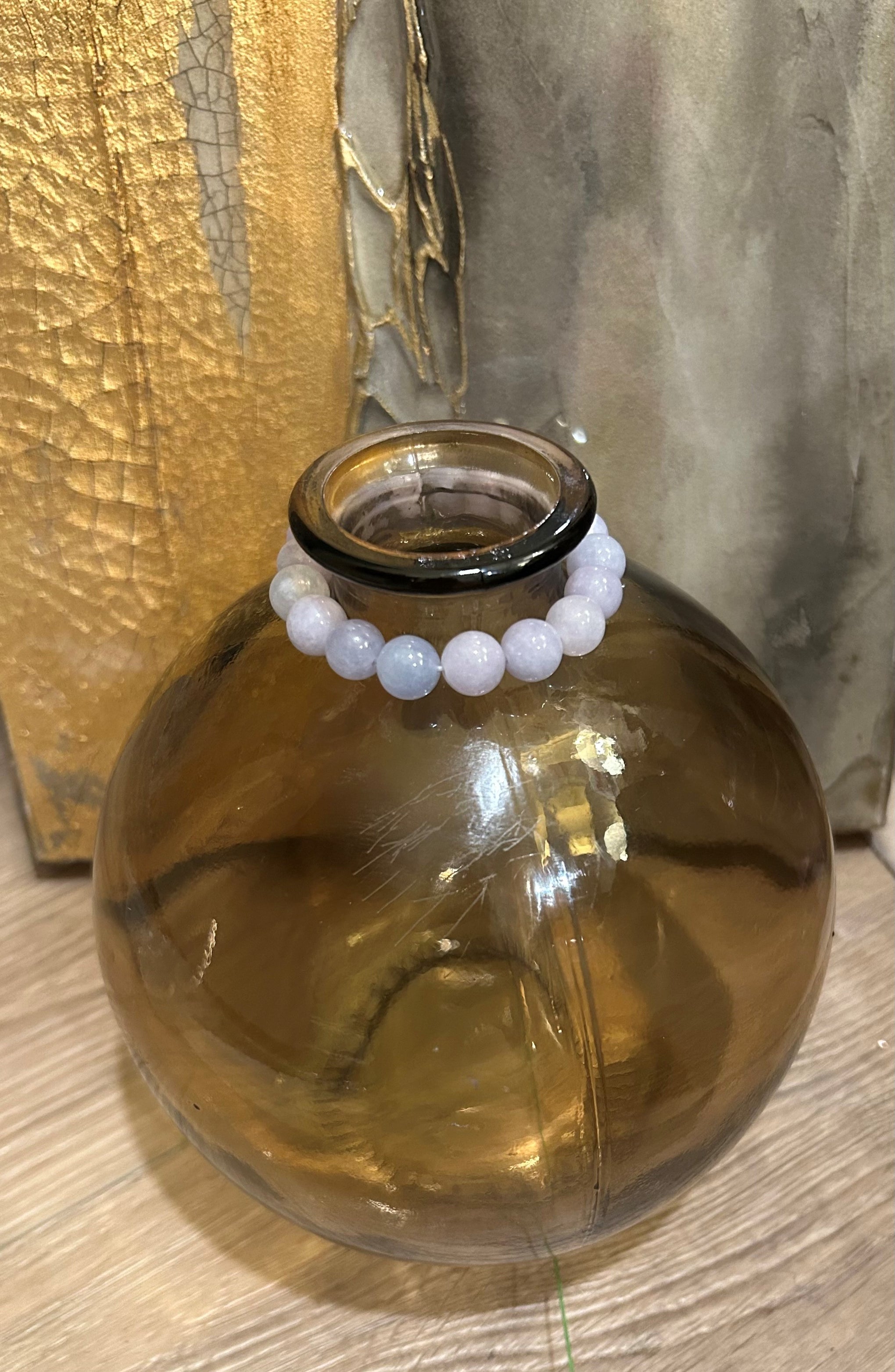 Chalcedony Beaded Bracelet