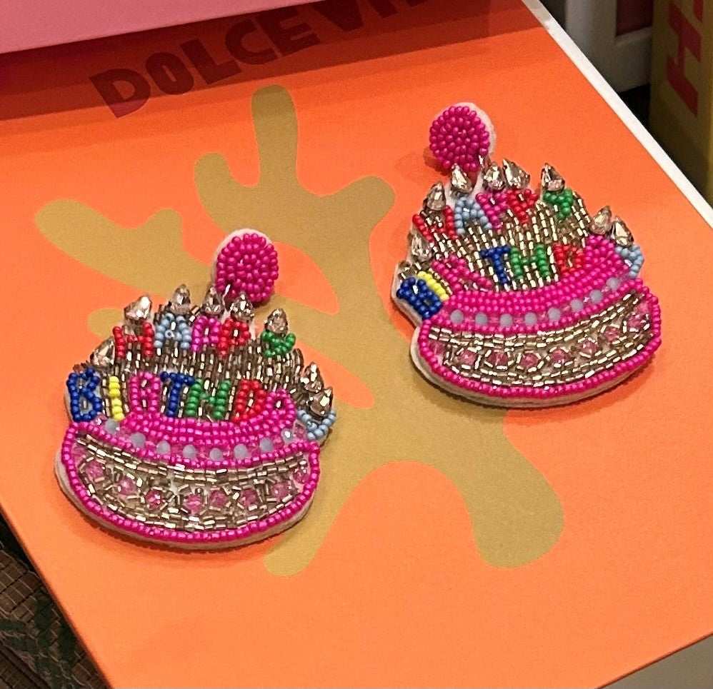 My Birthday Cake Earrings