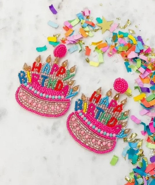 My Birthday Cake Earrings