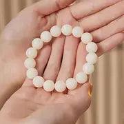White Bead Bracelet