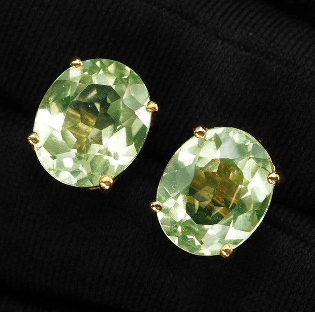 9.7ct Periodet Green Studs