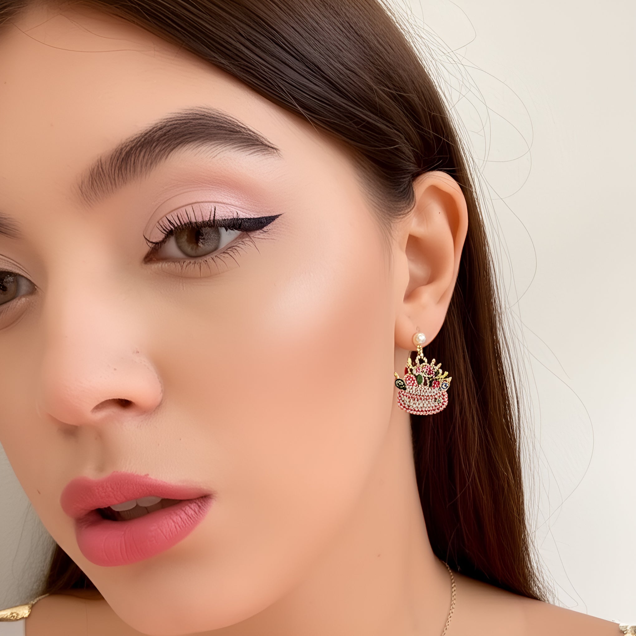 Cake & Pearl Earrings