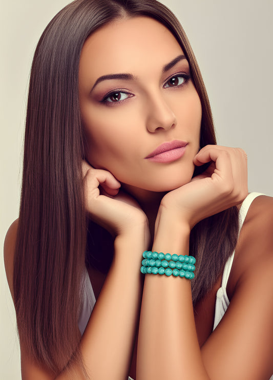 Cat’s Eye Bead Bracelet