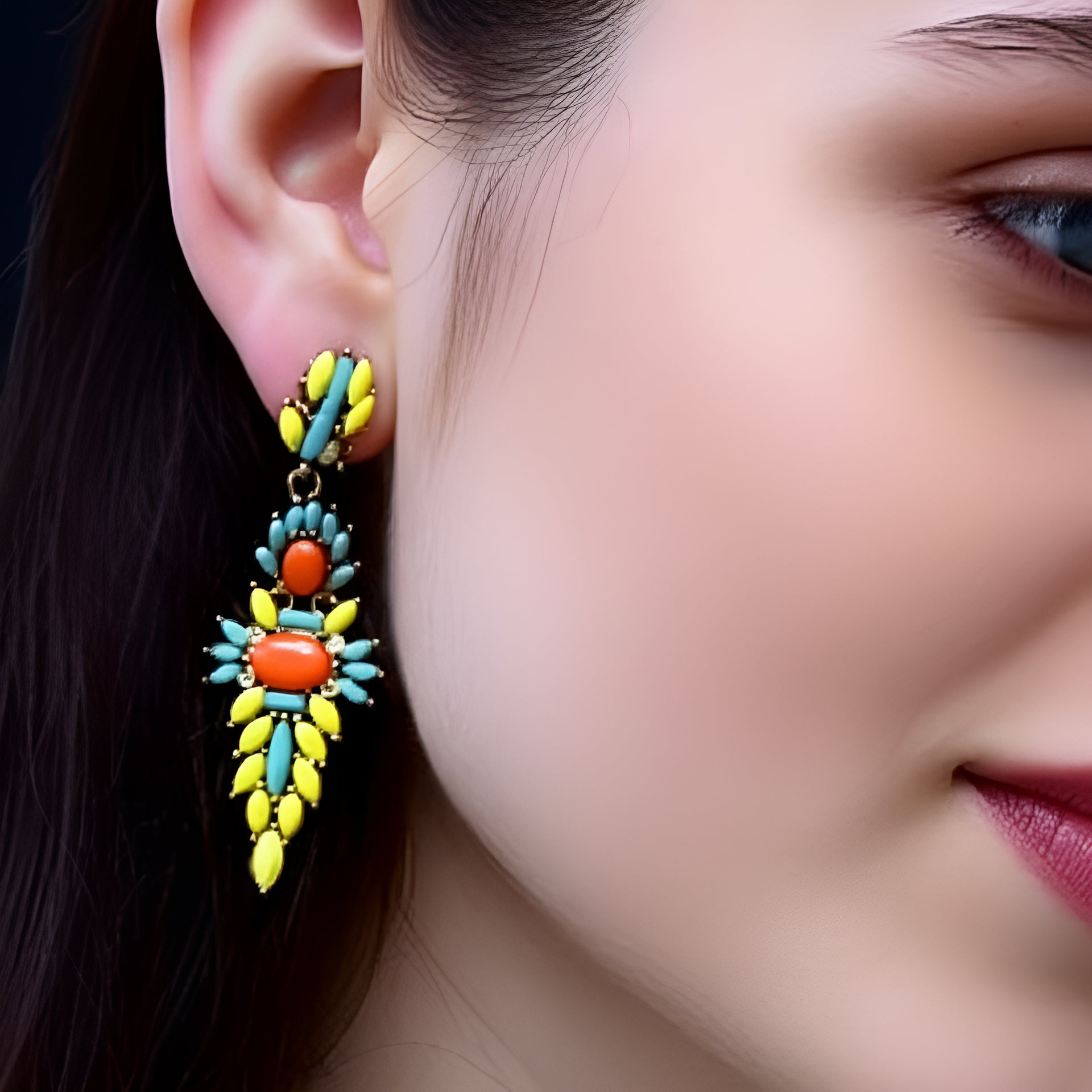 Indian Chief Earrings