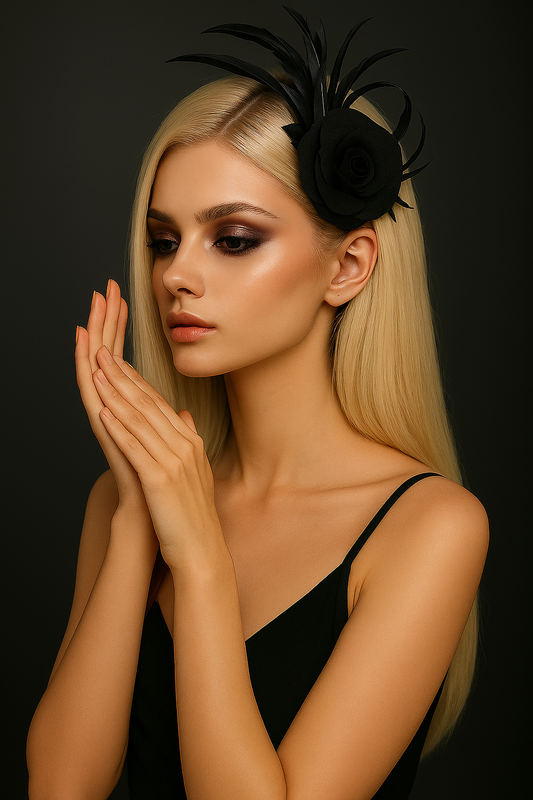Black Fascinator