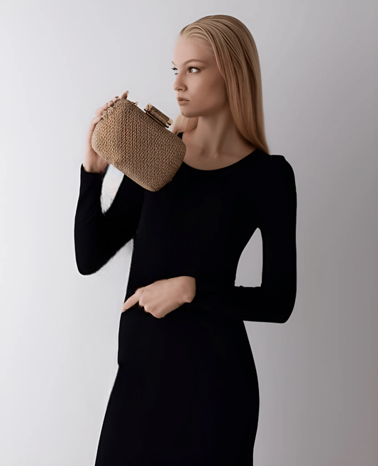 Rafia Clutch