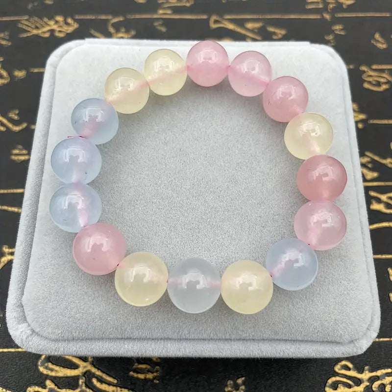 Morganite Stone Bracelet